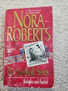 🎁5/25 Nora Roberts The Stanislaski Sisters Paperback Natasha and Rachel